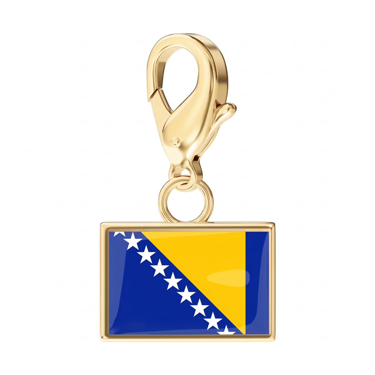 EveryPlace - 18K Gold Plated Flag Charms