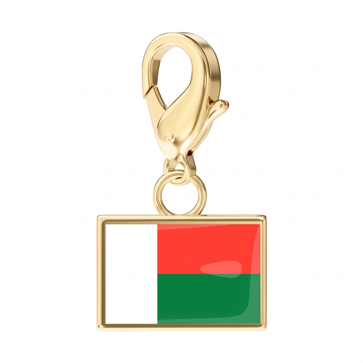 EveryPlace - 18K Gold Plated Flag Charms