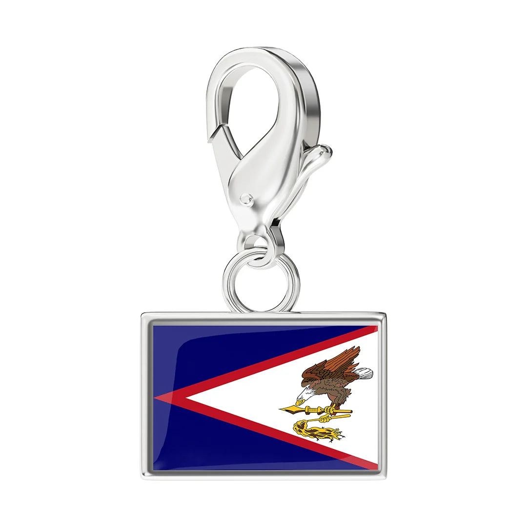 EveryPlace - Premium 316L Stainless Steel Flag Charms