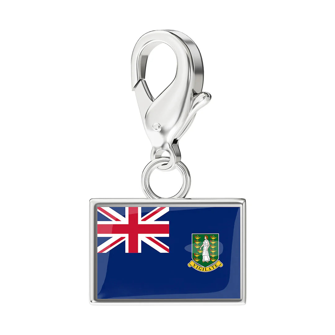 EveryPlace - Premium 316L Stainless Steel Flag Charms