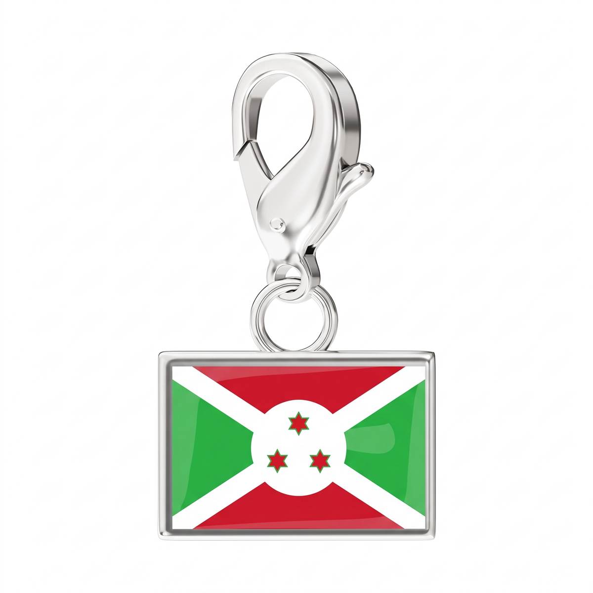 EveryPlace - Premium 316L Stainless Steel Flag Charms