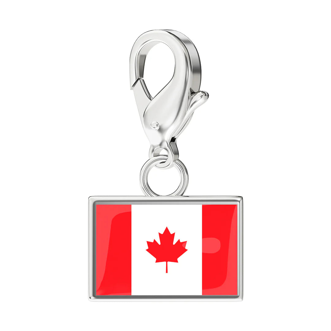 EveryPlace - Premium 316L Stainless Steel Flag Charms