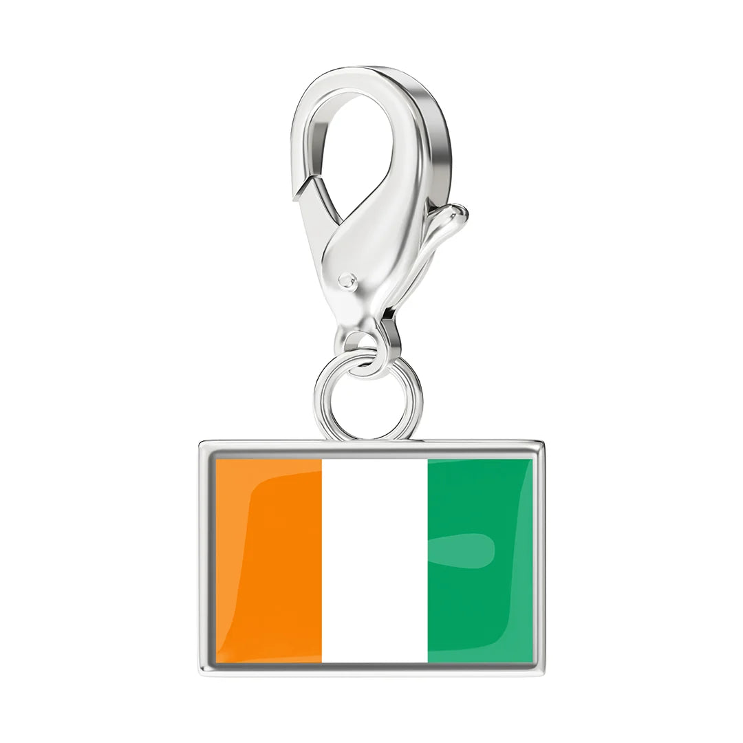 EveryPlace - Premium 316L Stainless Steel Flag Charms