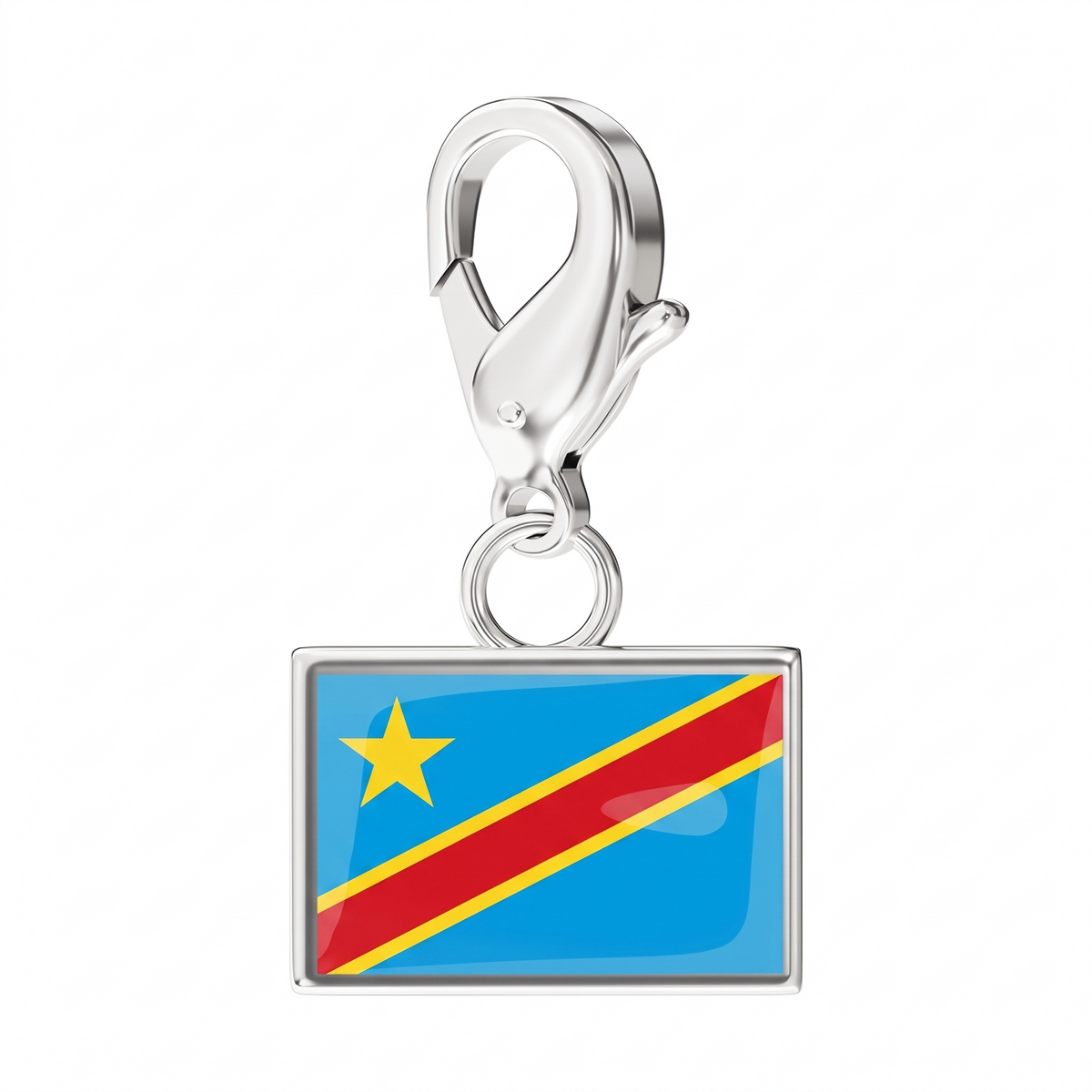 EveryPlace - Premium 316L Stainless Steel Flag Charms