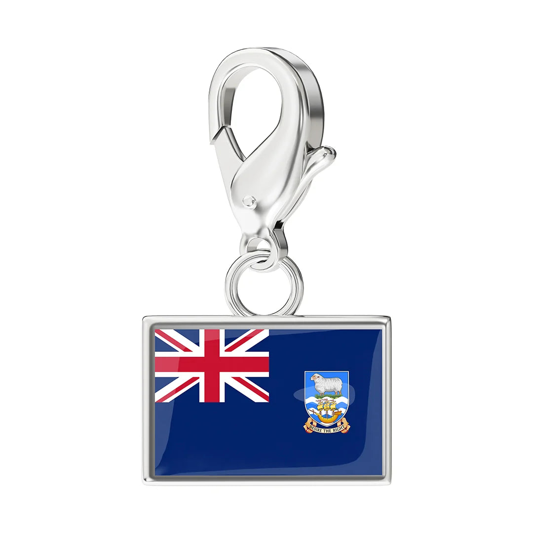 EveryPlace - Premium 316L Stainless Steel Flag Charms