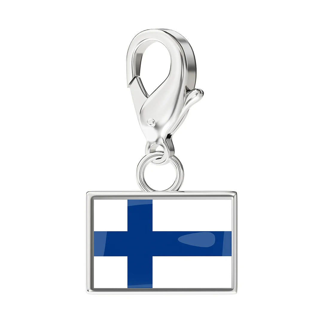 EveryPlace - Premium 316L Stainless Steel Flag Charms