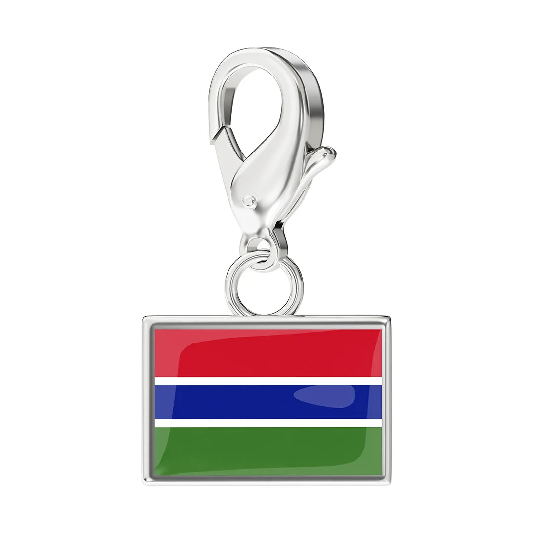 EveryPlace - Premium 316L Stainless Steel Flag Charms