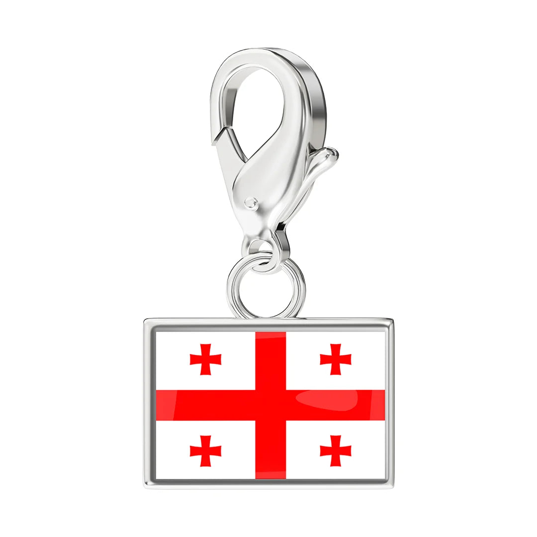 EveryPlace - Premium 316L Stainless Steel Flag Charms