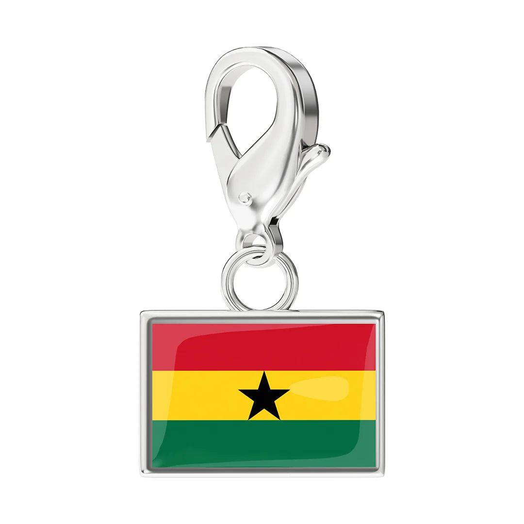 EveryPlace - Premium 316L Stainless Steel Flag Charms