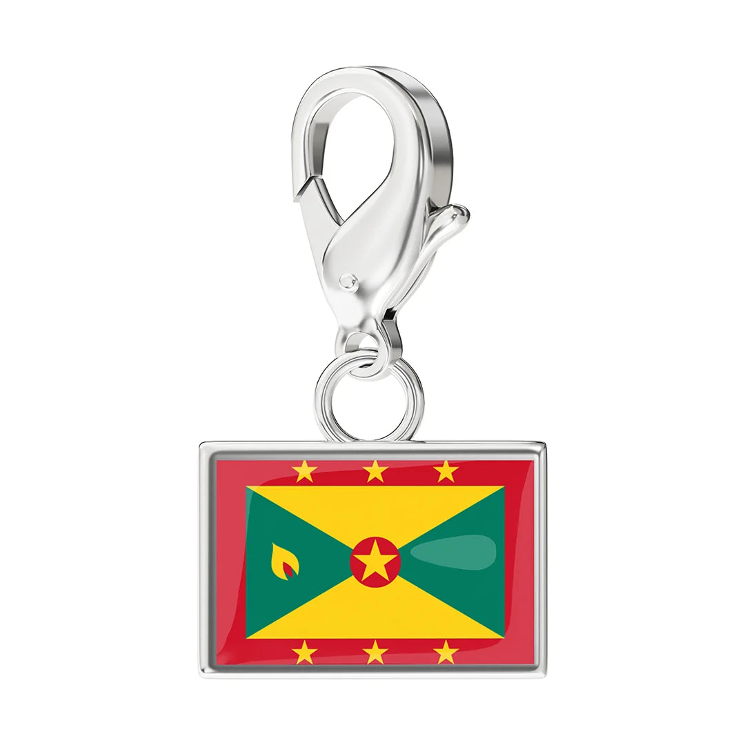 EveryPlace - Premium 316L Stainless Steel Flag Charms