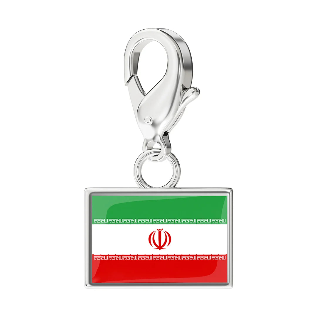 EveryPlace - Premium 316L Stainless Steel Flag Charms