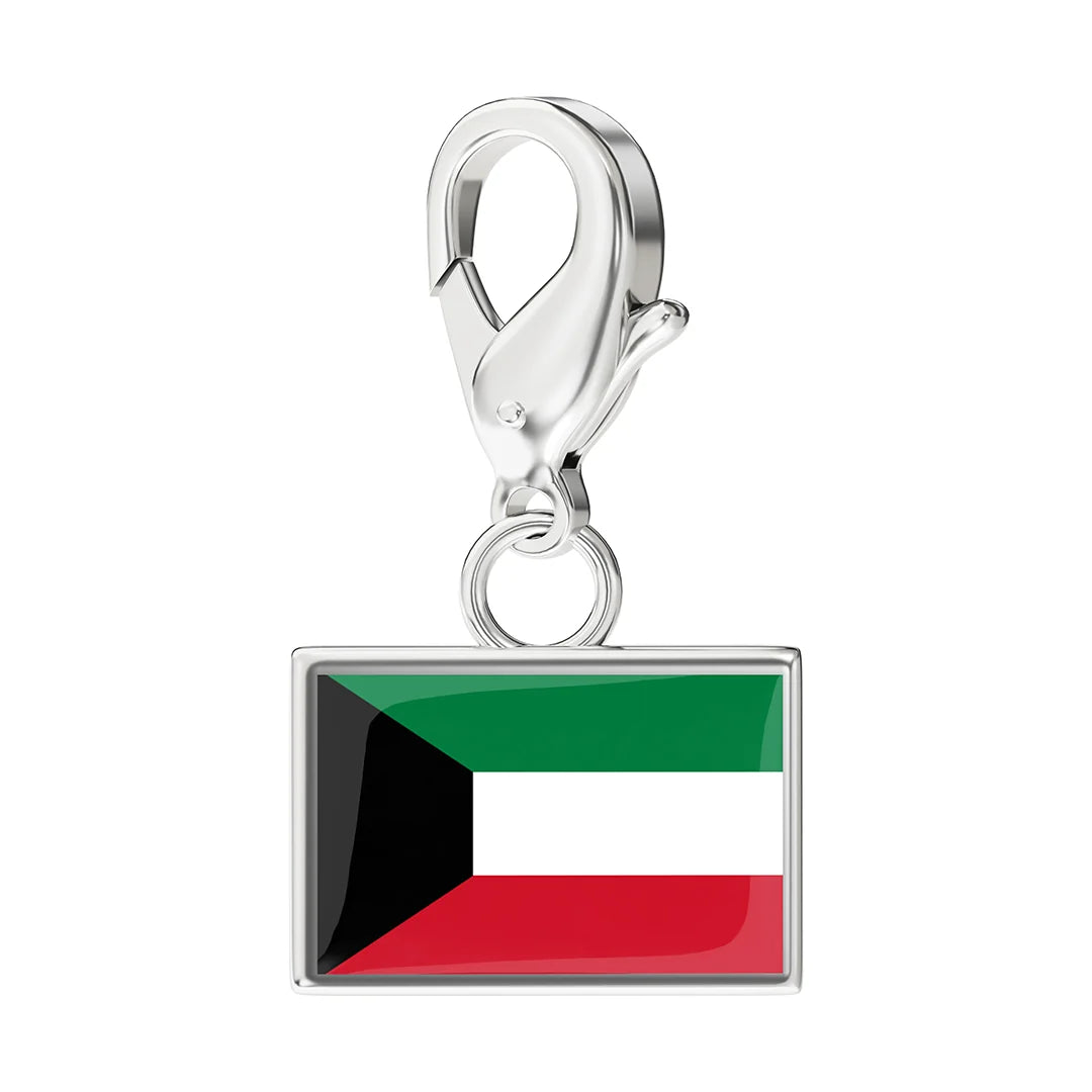 EveryPlace - Premium 316L Stainless Steel Flag Charms