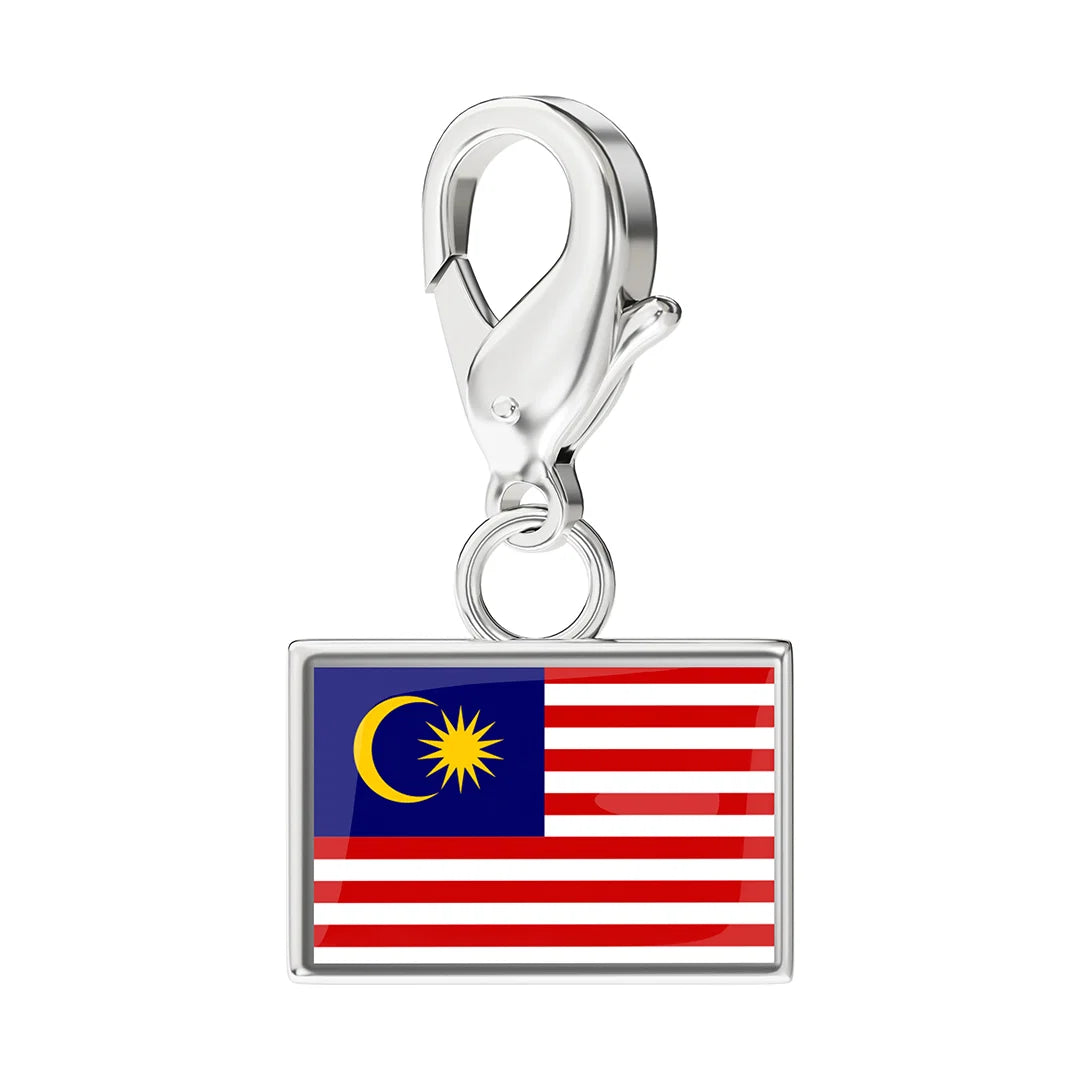 EveryPlace - Premium 316L Stainless Steel Flag Charms