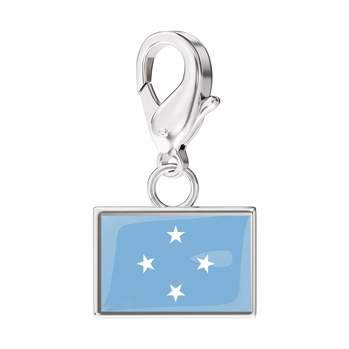 EveryPlace - Premium 316L Stainless Steel Flag Charms