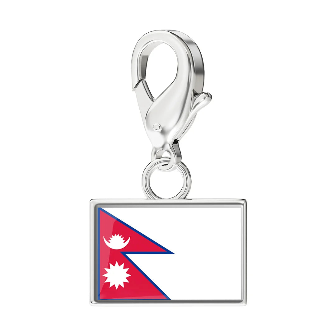 EveryPlace - Premium 316L Stainless Steel Flag Charms