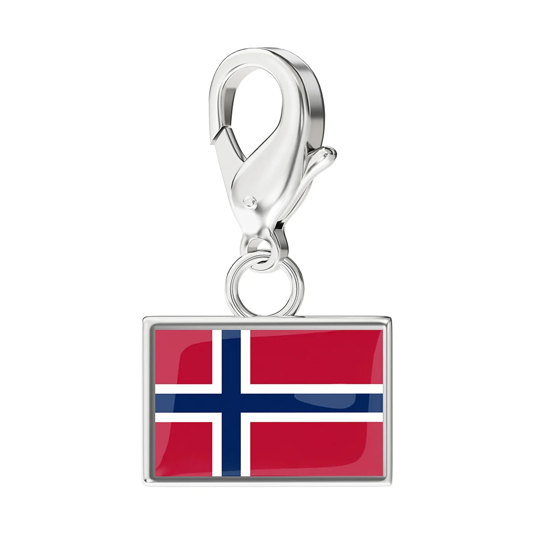EveryPlace - Premium 316L Stainless Steel Flag Charms