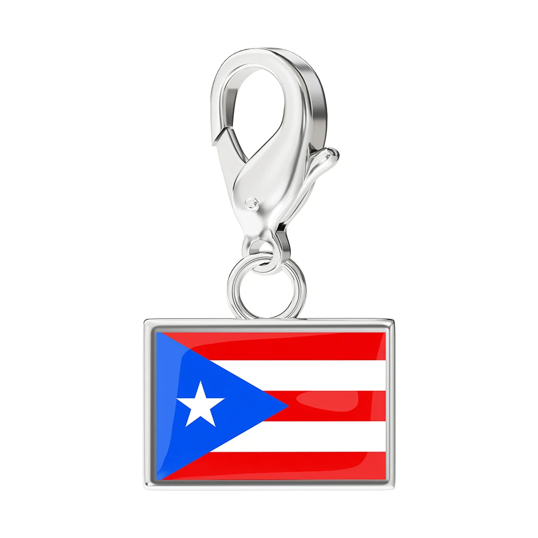 EveryPlace - Premium 316L Stainless Steel Flag Charms