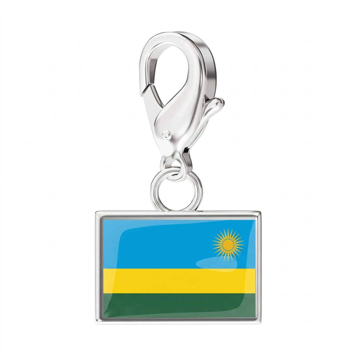 EveryPlace - Premium 316L Stainless Steel Flag Charms