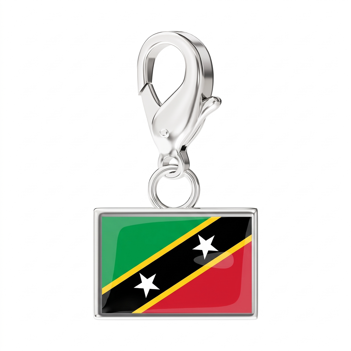 EveryPlace - Premium 316L Stainless Steel Flag Charms