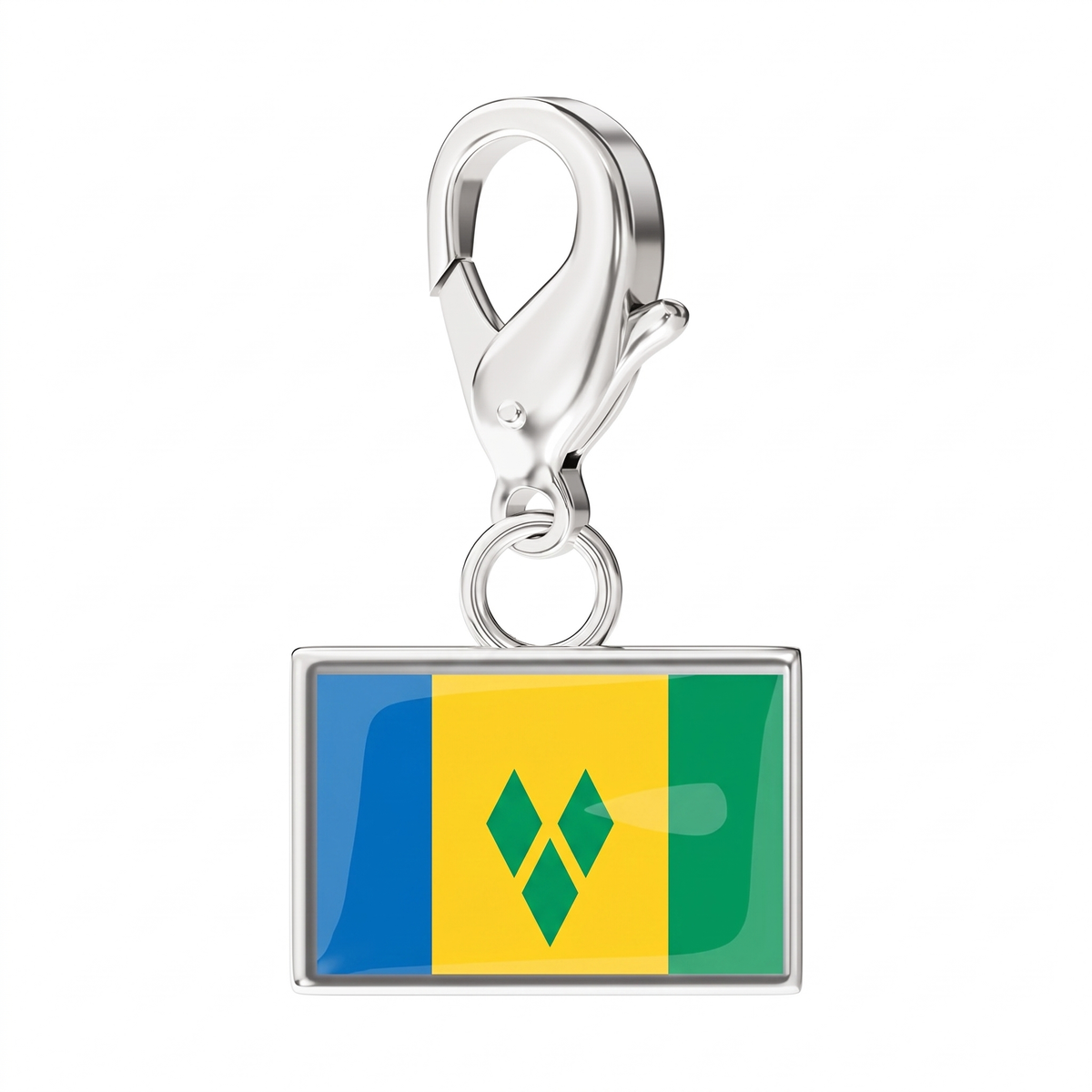 EveryPlace - Premium 316L Stainless Steel Flag Charms