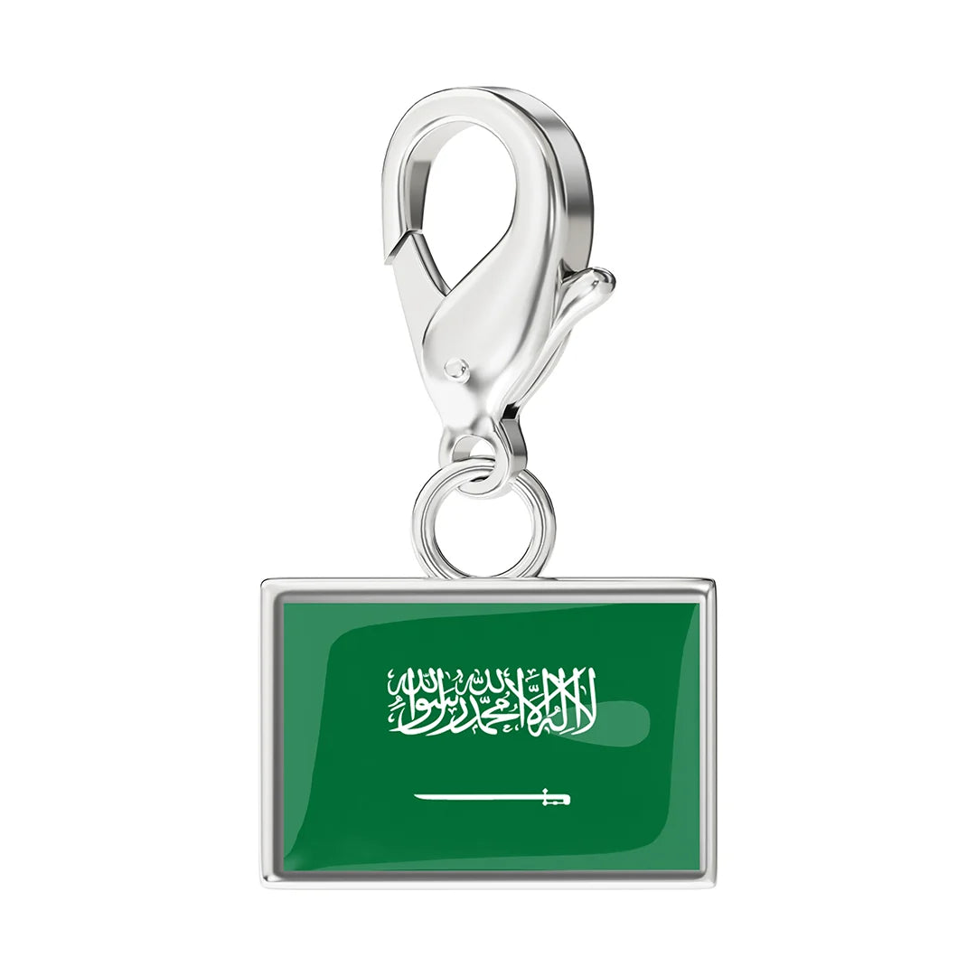 EveryPlace - Premium 316L Stainless Steel Flag Charms