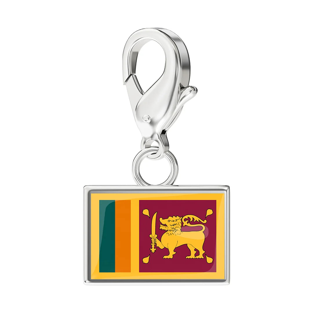EveryPlace - Premium 316L Stainless Steel Flag Charms