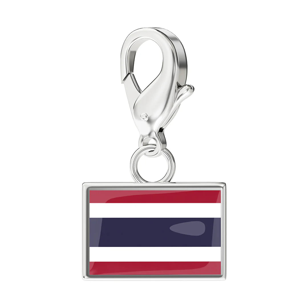 EveryPlace - Premium 316L Stainless Steel Flag Charms