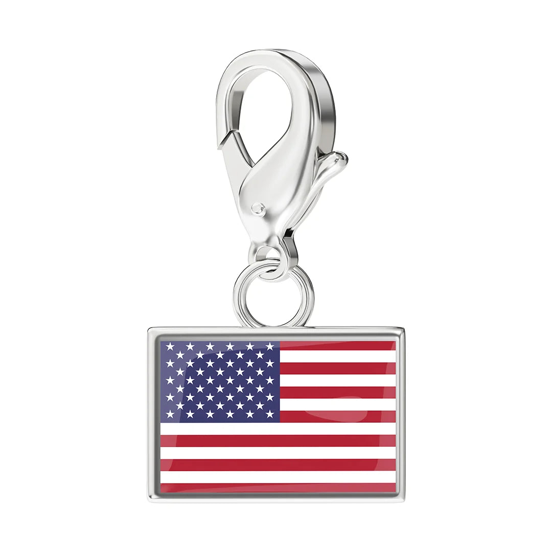 EveryPlace - Premium 316L Stainless Steel Flag Charms