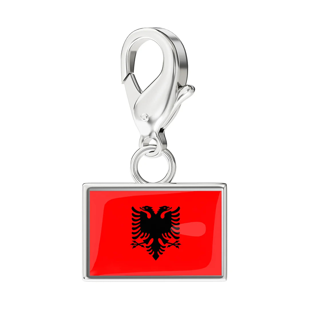 EveryPlace - Premium 316L Stainless Steel Flag Charms
