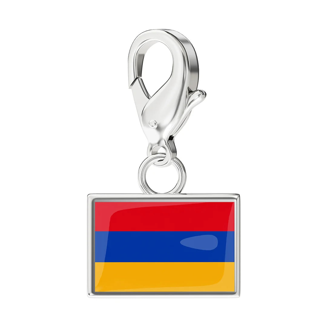 EveryPlace - Premium 316L Stainless Steel Flag Charms