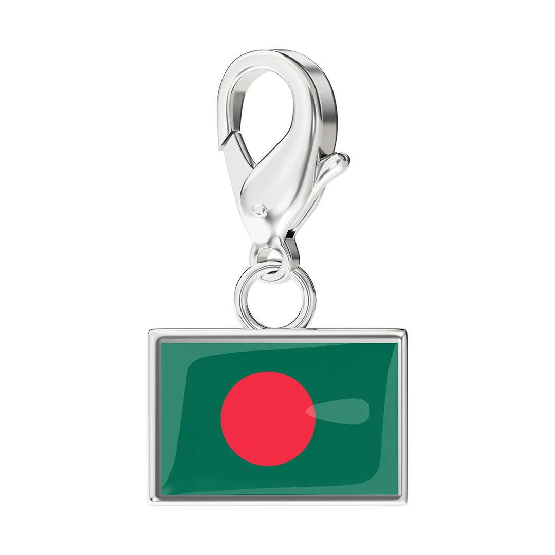 EveryPlace - Premium 316L Stainless Steel Flag Charms