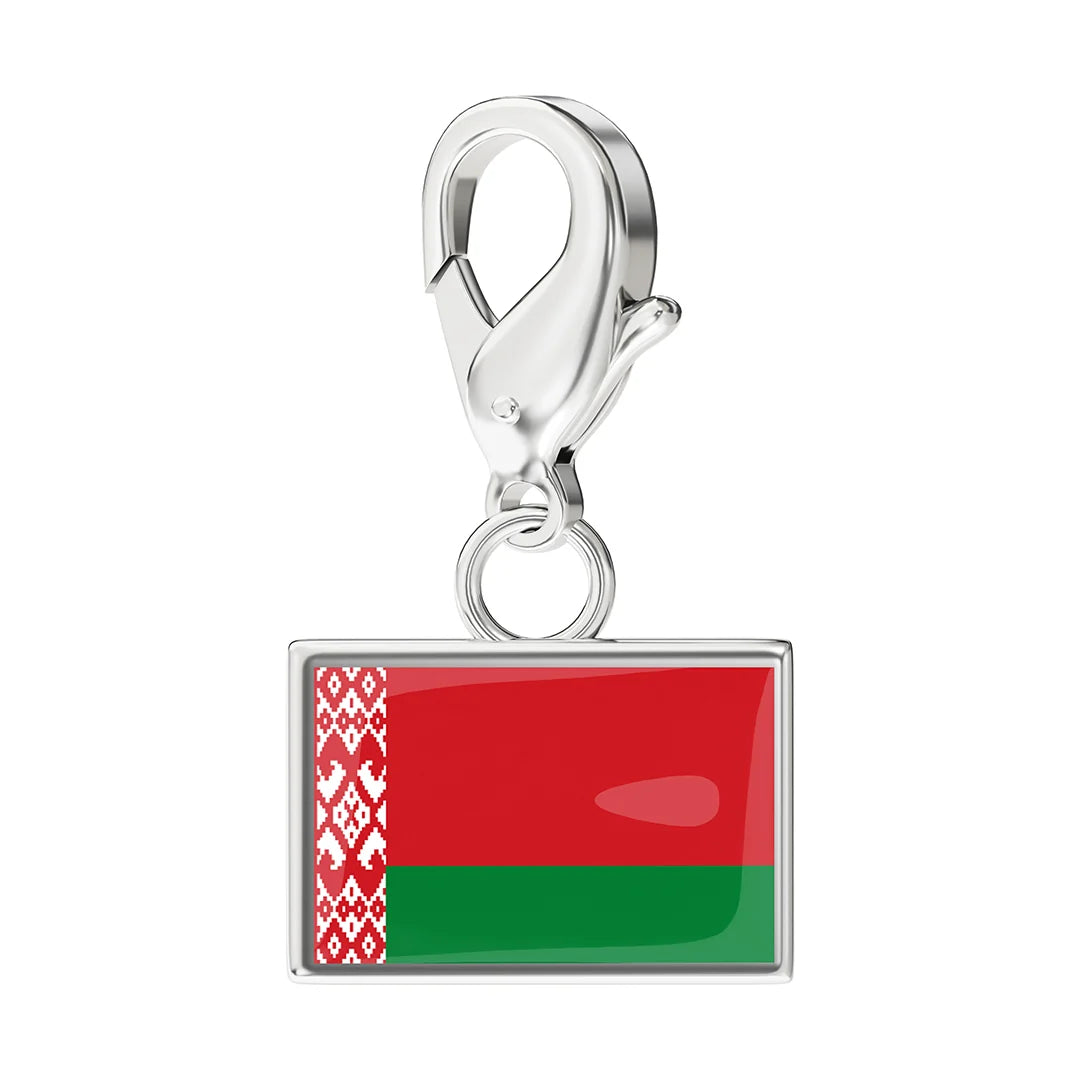 EveryPlace - Premium 316L Stainless Steel Flag Charms