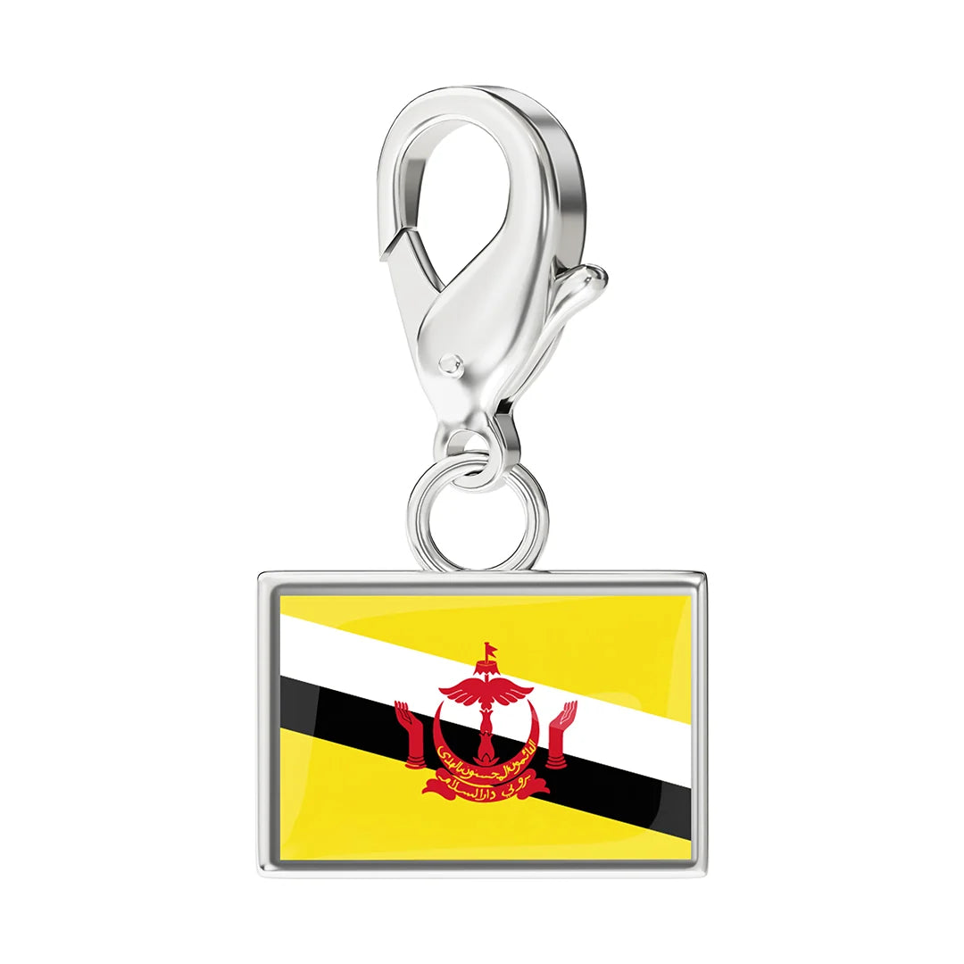 EveryPlace - Premium 316L Stainless Steel Flag Charms