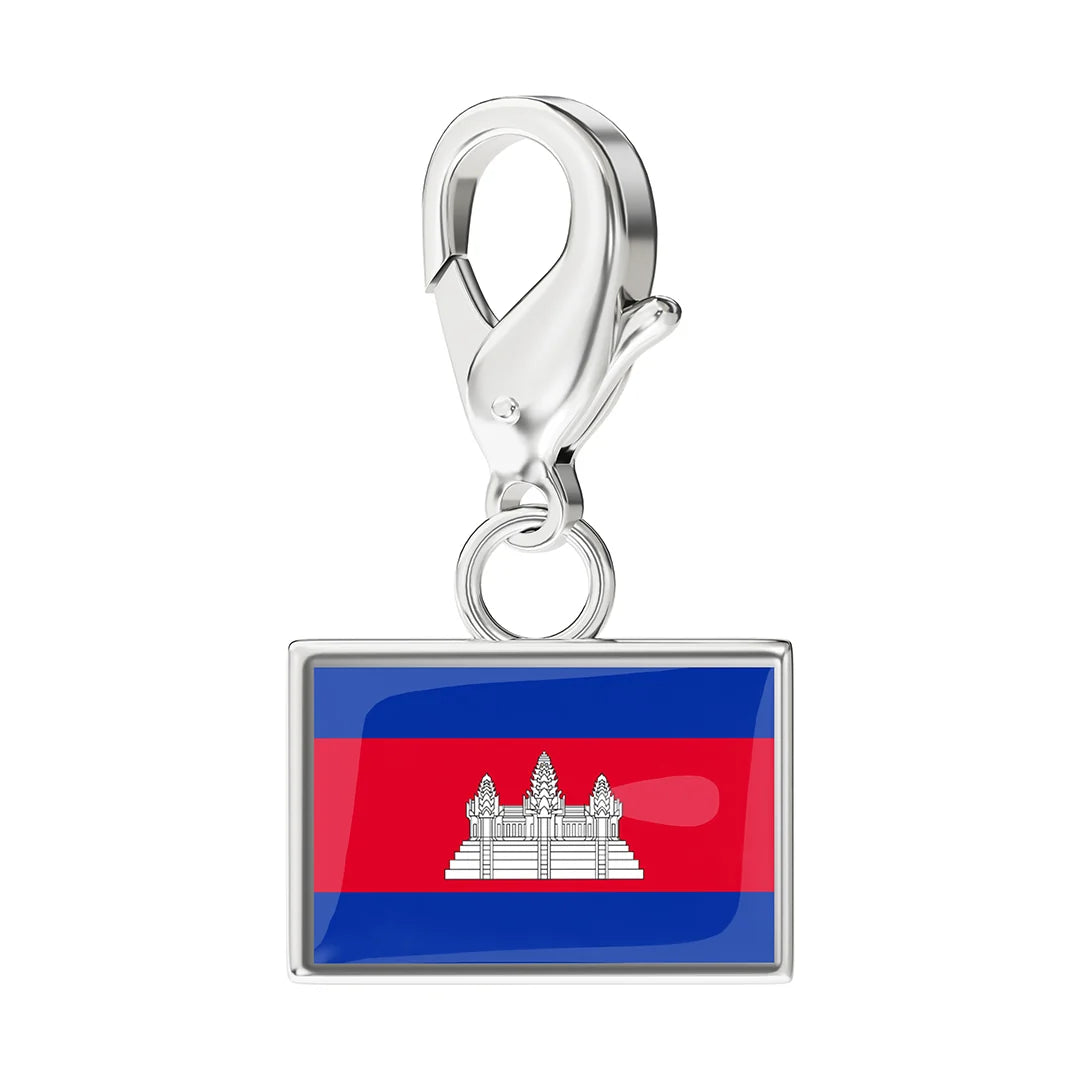 EveryPlace - Premium 316L Stainless Steel Flag Charms