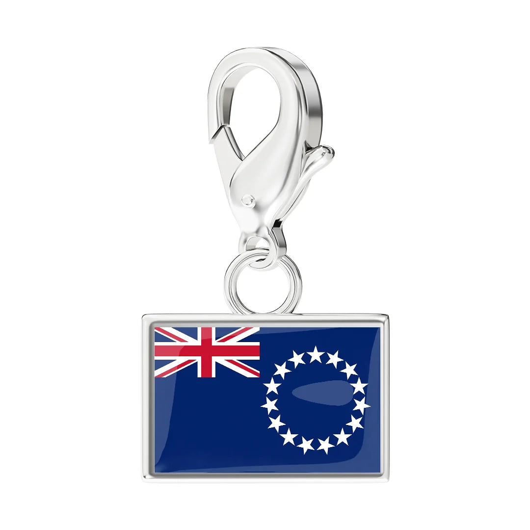 EveryPlace - Premium 316L Stainless Steel Flag Charms
