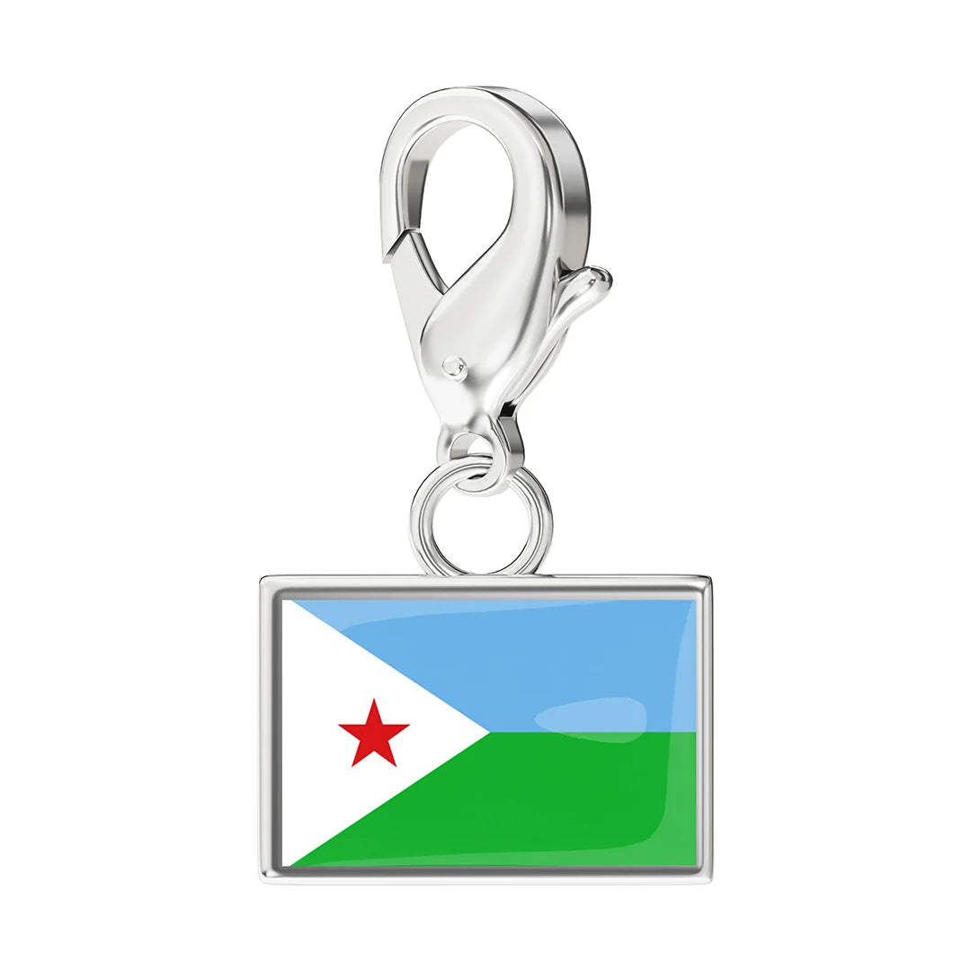 EveryPlace - Premium 316L Stainless Steel Flag Charms