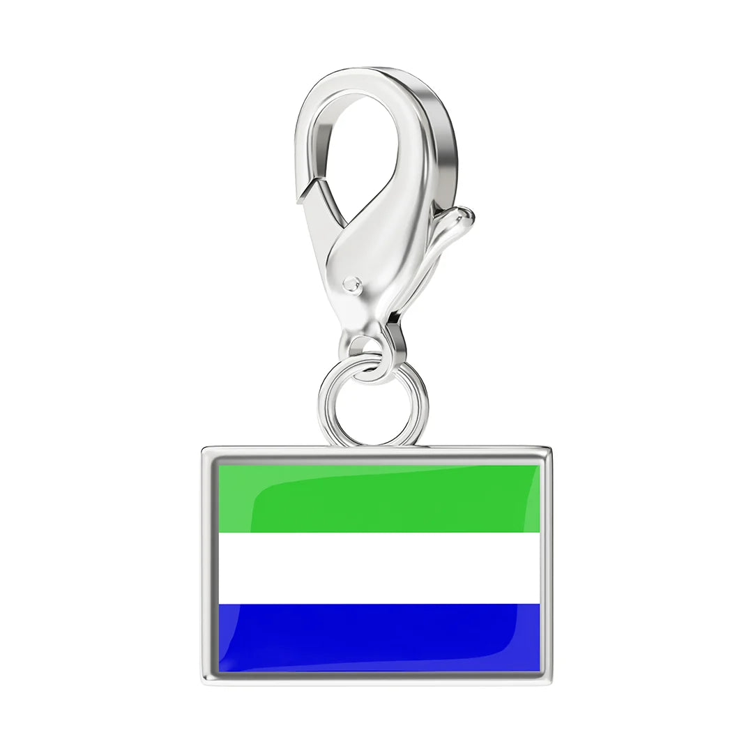 EveryPlace - Premium 316L Stainless Steel Flag Charms