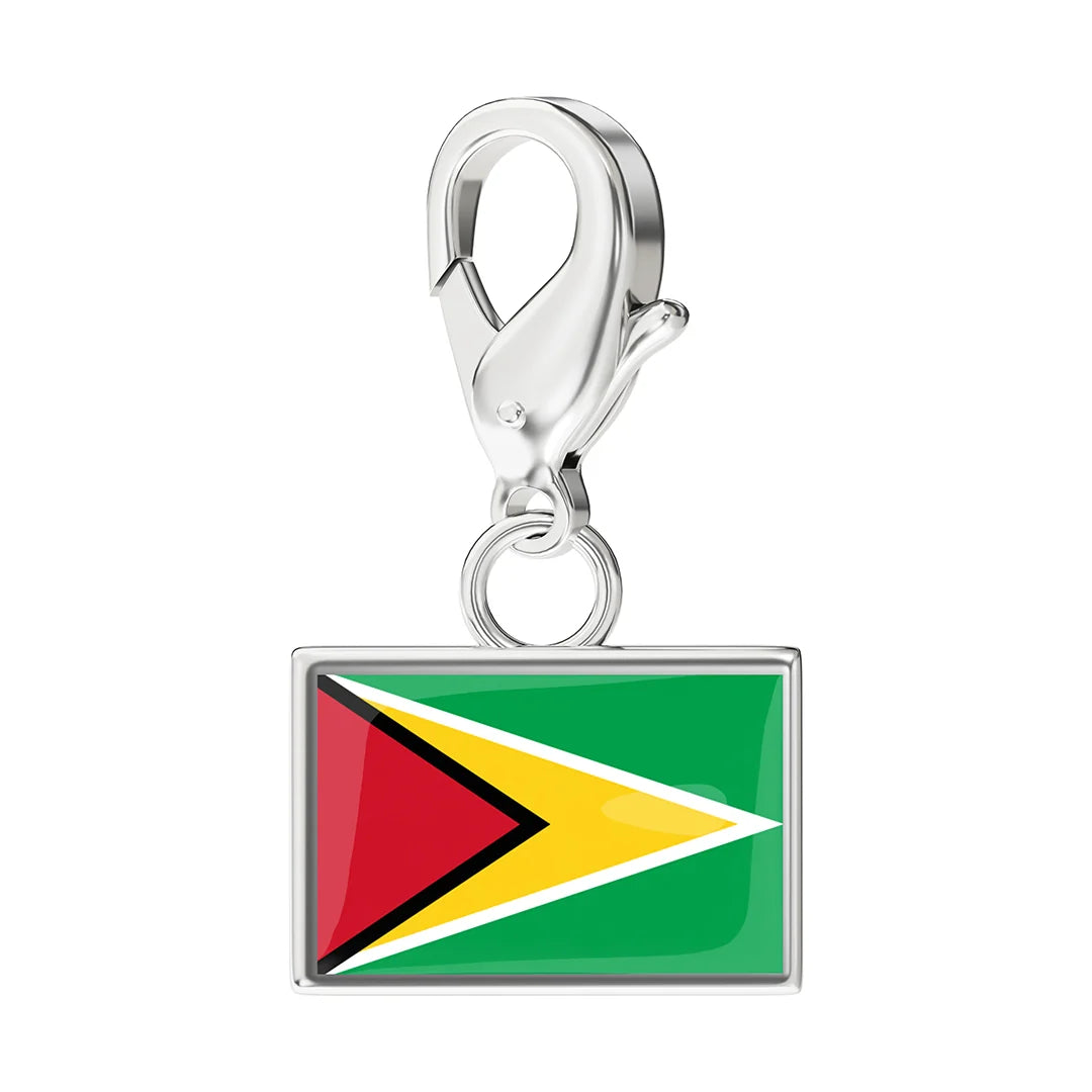 EveryPlace - Premium 316L Stainless Steel Flag Charms