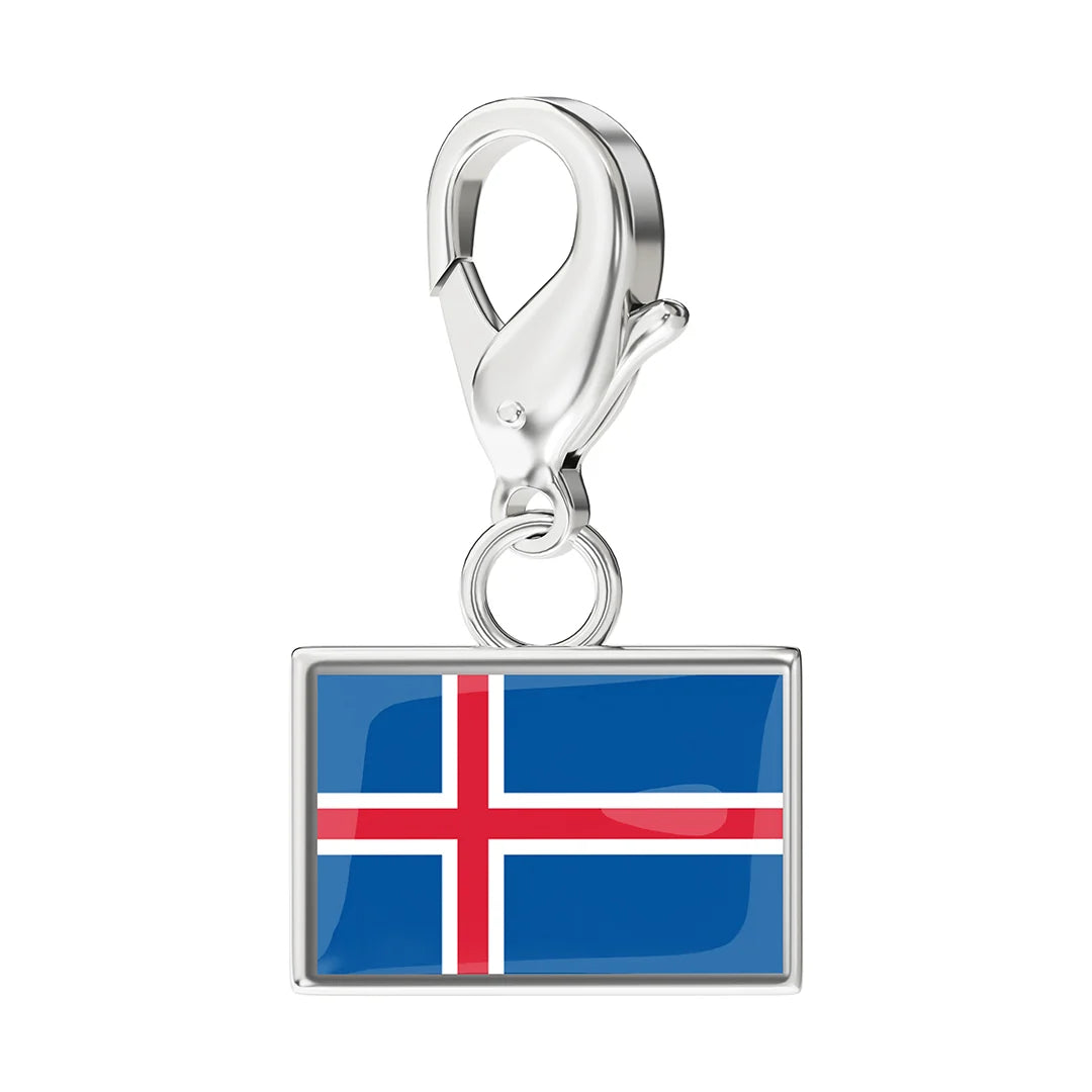 EveryPlace - Premium 316L Stainless Steel Flag Charms