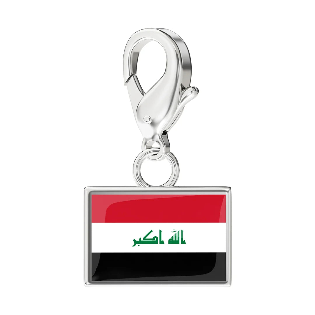 EveryPlace - Premium 316L Stainless Steel Flag Charms
