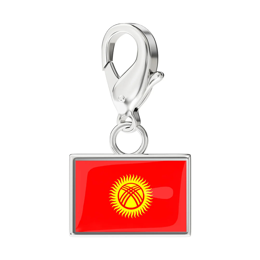 EveryPlace - Premium 316L Stainless Steel Flag Charms