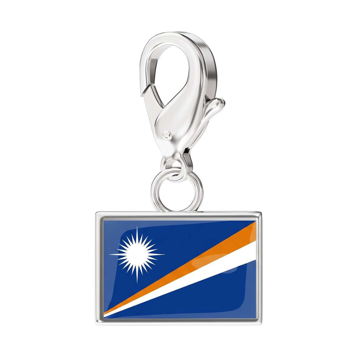 EveryPlace - Premium 316L Stainless Steel Flag Charms
