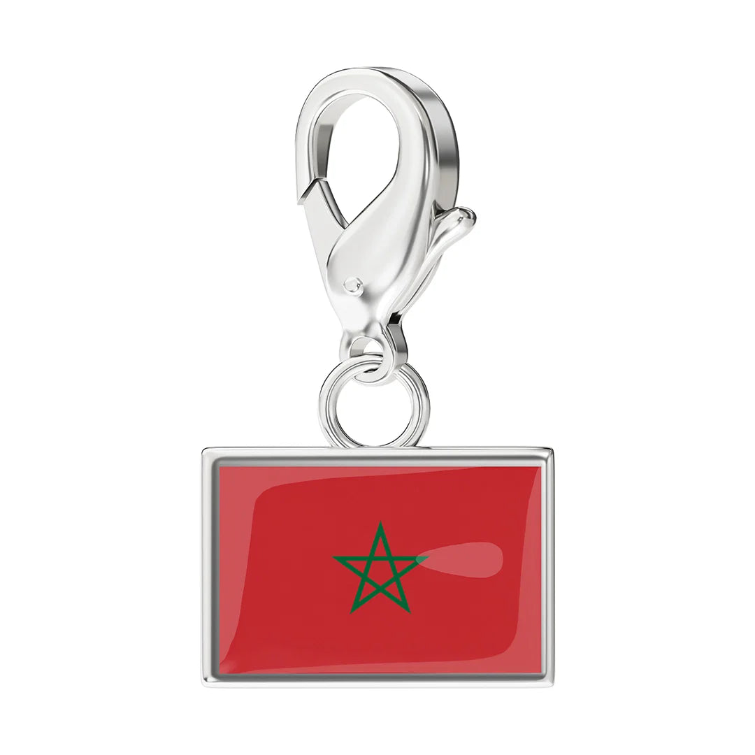 EveryPlace - Premium 316L Stainless Steel Flag Charms