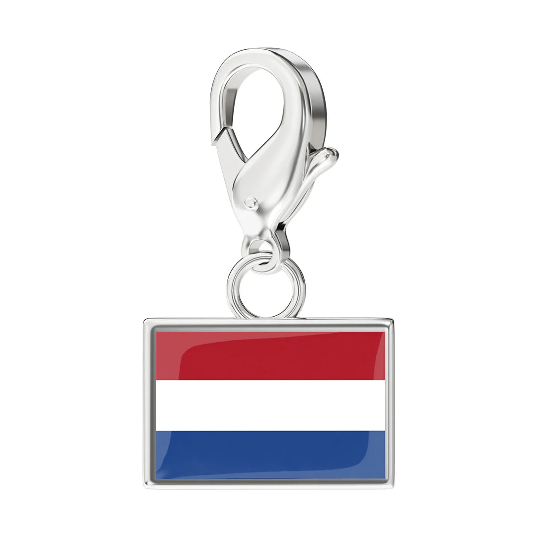 EveryPlace - Premium 316L Stainless Steel Flag Charms