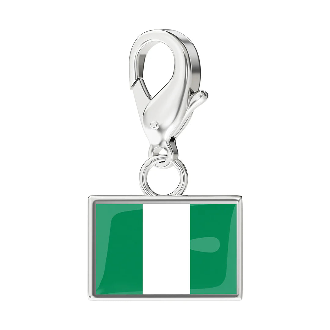 EveryPlace - Premium 316L Stainless Steel Flag Charms