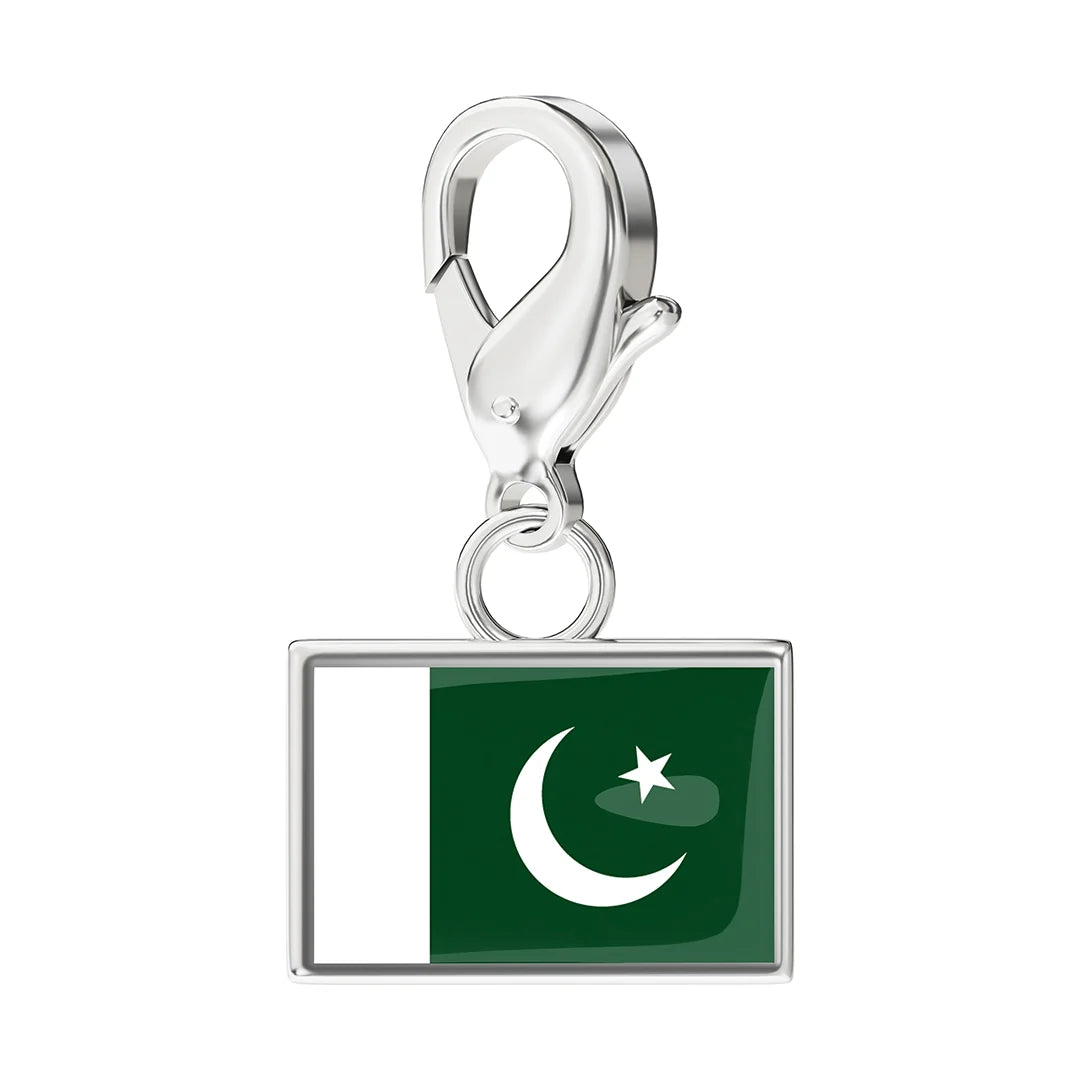 EveryPlace - Premium 316L Stainless Steel Flag Charms