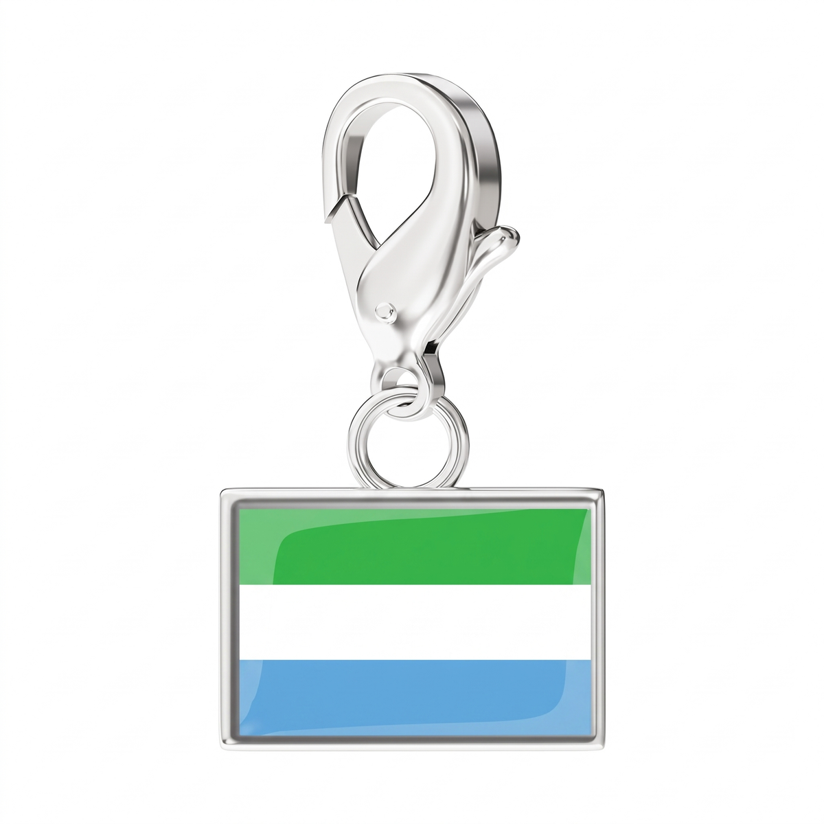 EveryPlace - Premium 316L Stainless Steel Flag Charms