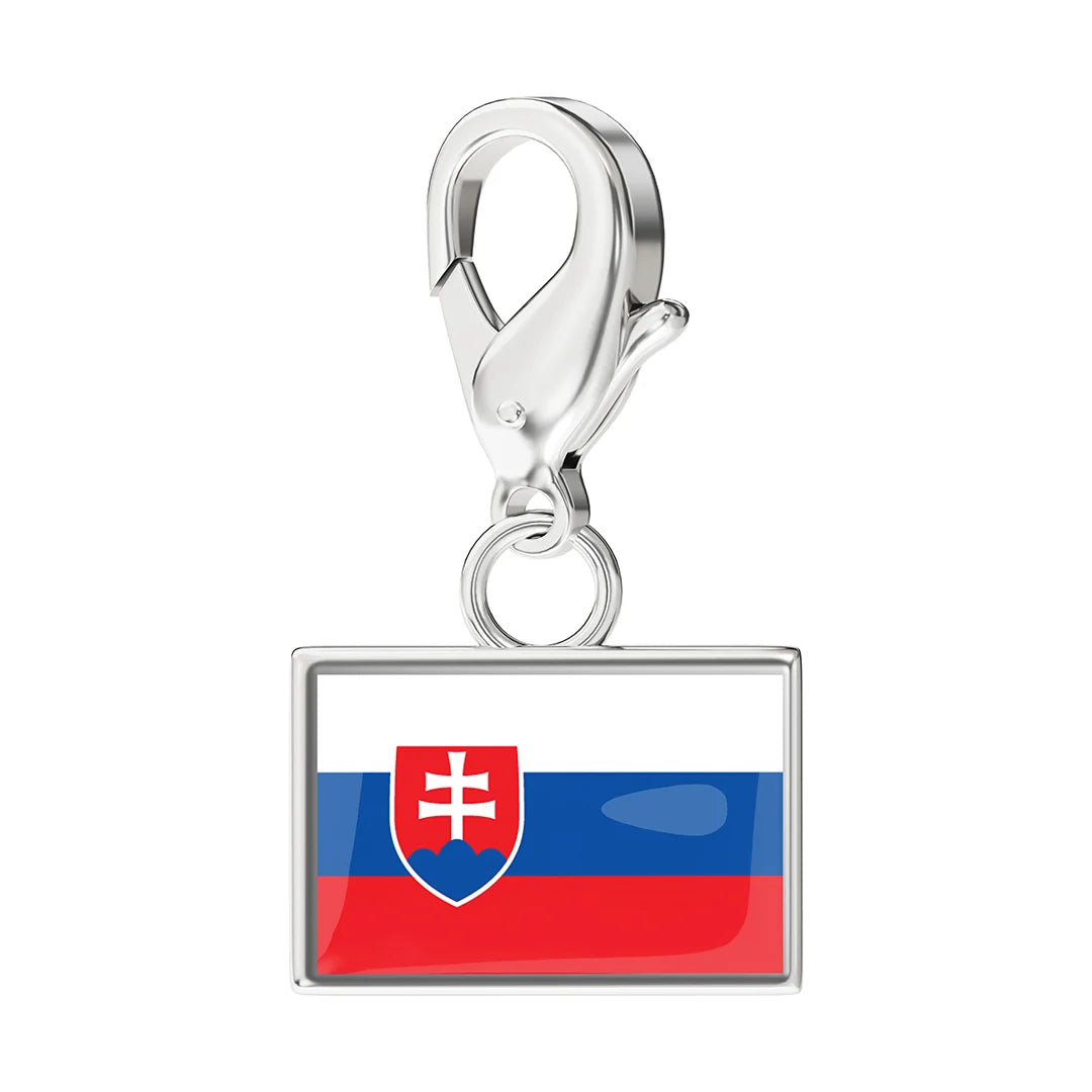 EveryPlace - Premium 316L Stainless Steel Flag Charms