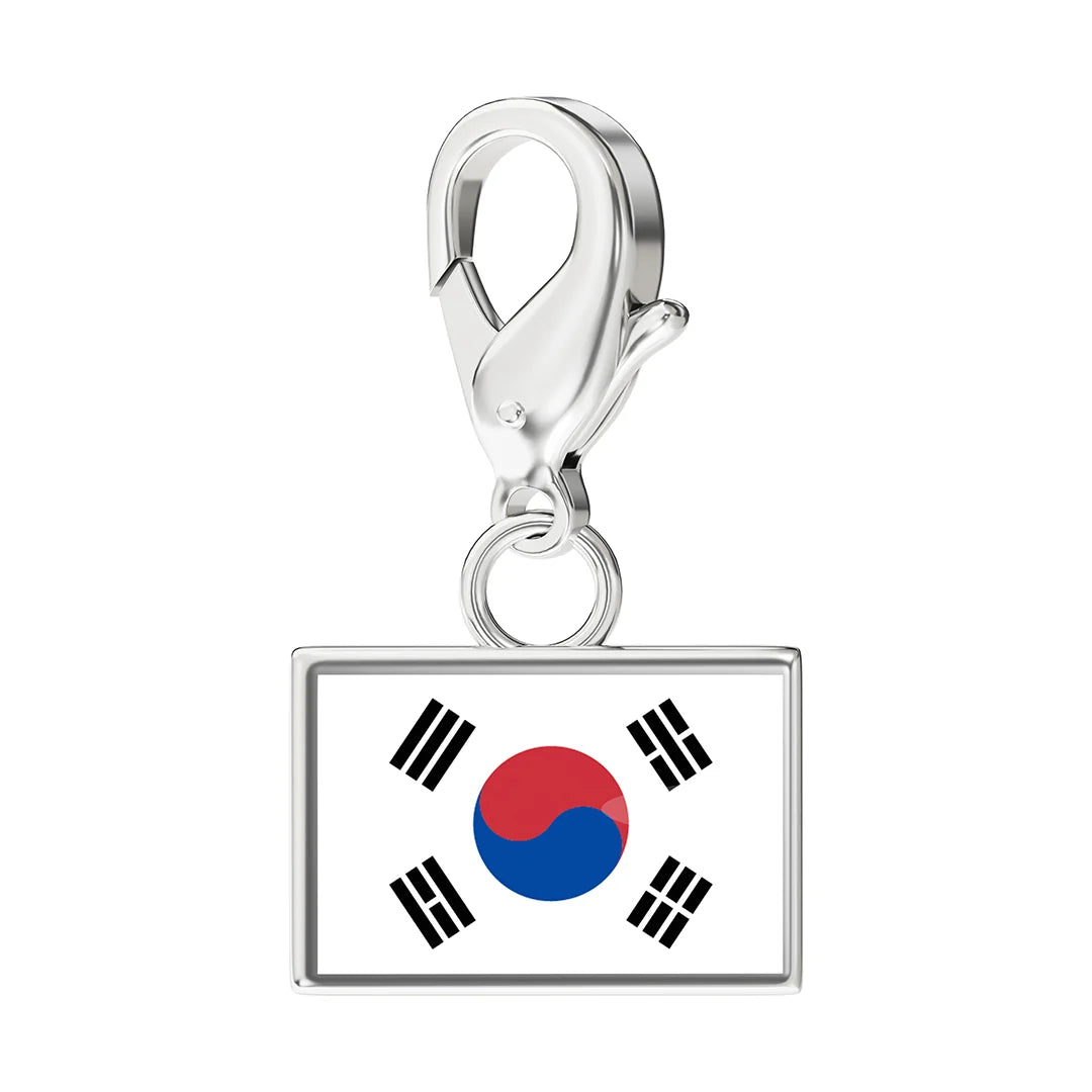 EveryPlace - Premium 316L Stainless Steel Flag Charms