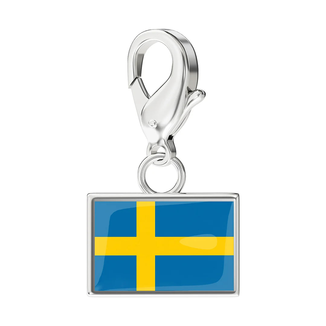 EveryPlace - Premium 316L Stainless Steel Flag Charms